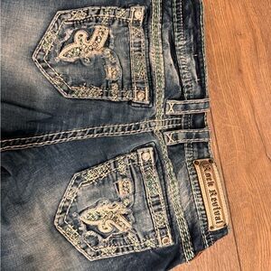 Rock revival jeans size 30 straight leg
